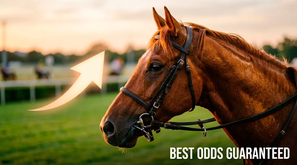 Best Odds Guaranteed horse racing betting concept