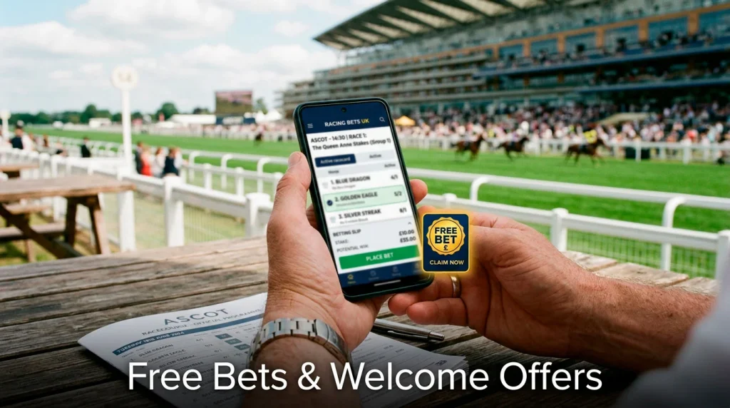 Horse racing free bets and welcome bonus offers UK