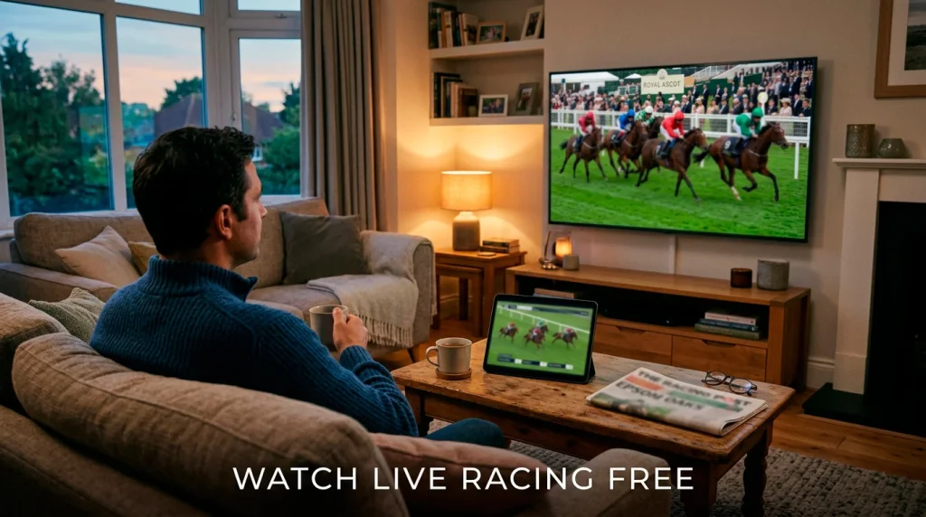 Live horse racing streaming on mobile and desktop