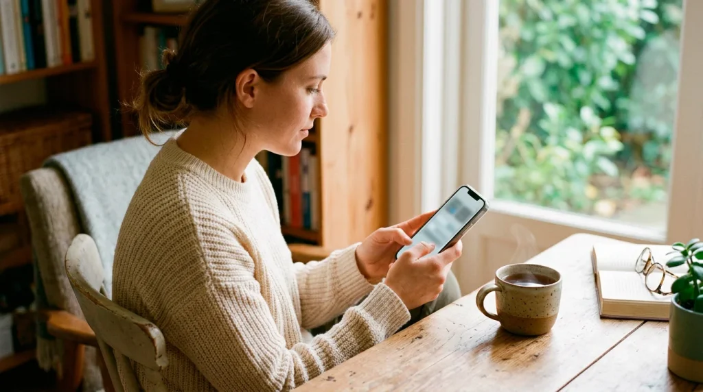 Person setting deposit limits on betting account