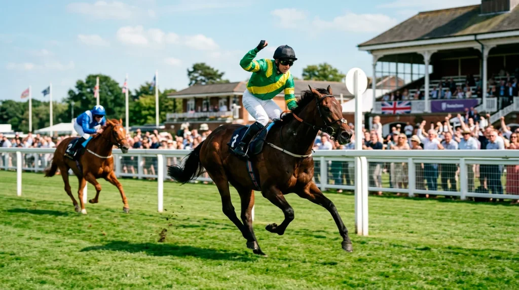 Horse winning by large distance for spread betting